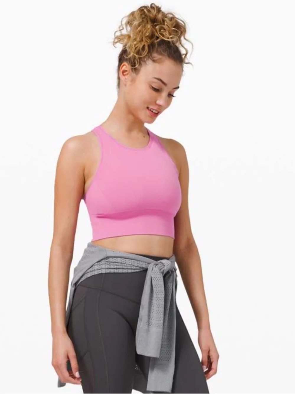 Lululemon Ebb to Train Bra *Medium Support, C/D Cup Magenta Glow Size 6